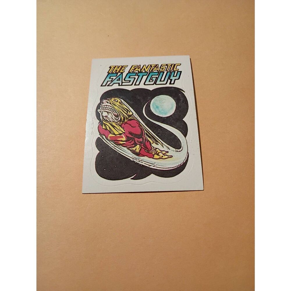 1983 General Mills Zero Heroes Trading Card Sticker Card Vintage #1